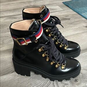 Gucci Black Ankle Boots. Size 37